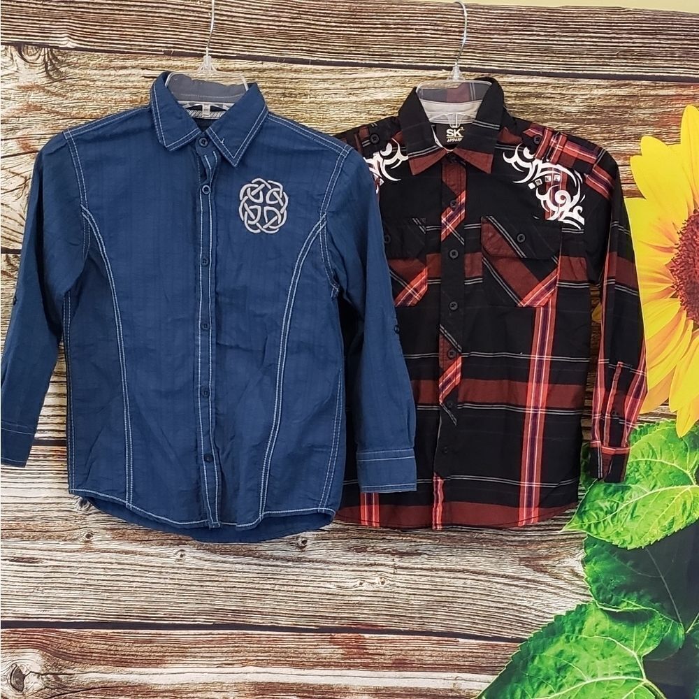 SK Apparel long Sleeve shirts Size 8 Medium